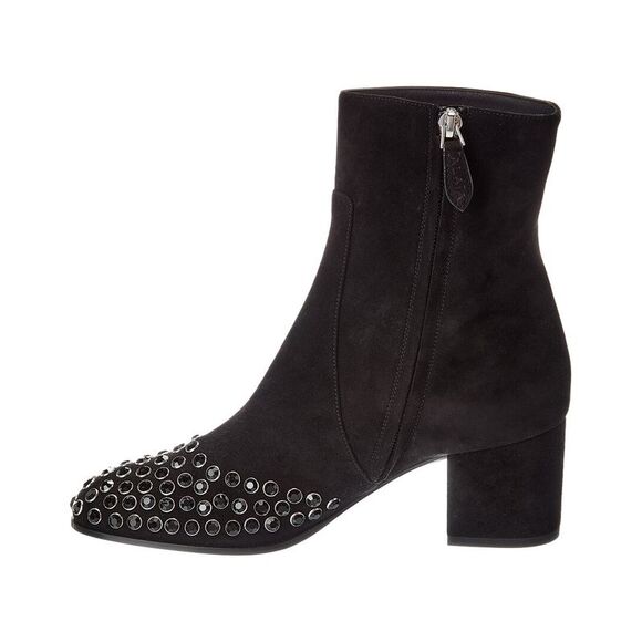 Alaïa Suede Boot, Black - Picture 2 of 5